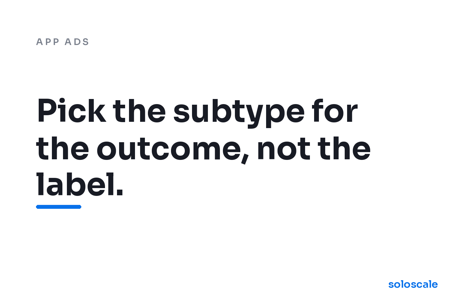App Campaign Subtypes illustration