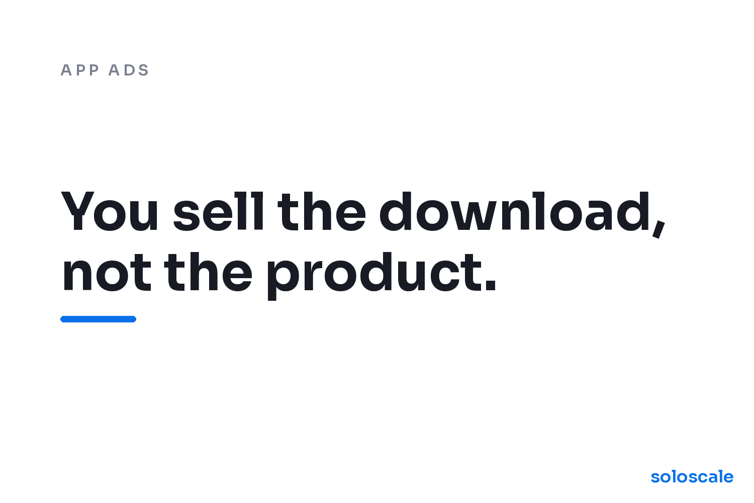 App Install Advertising illustration