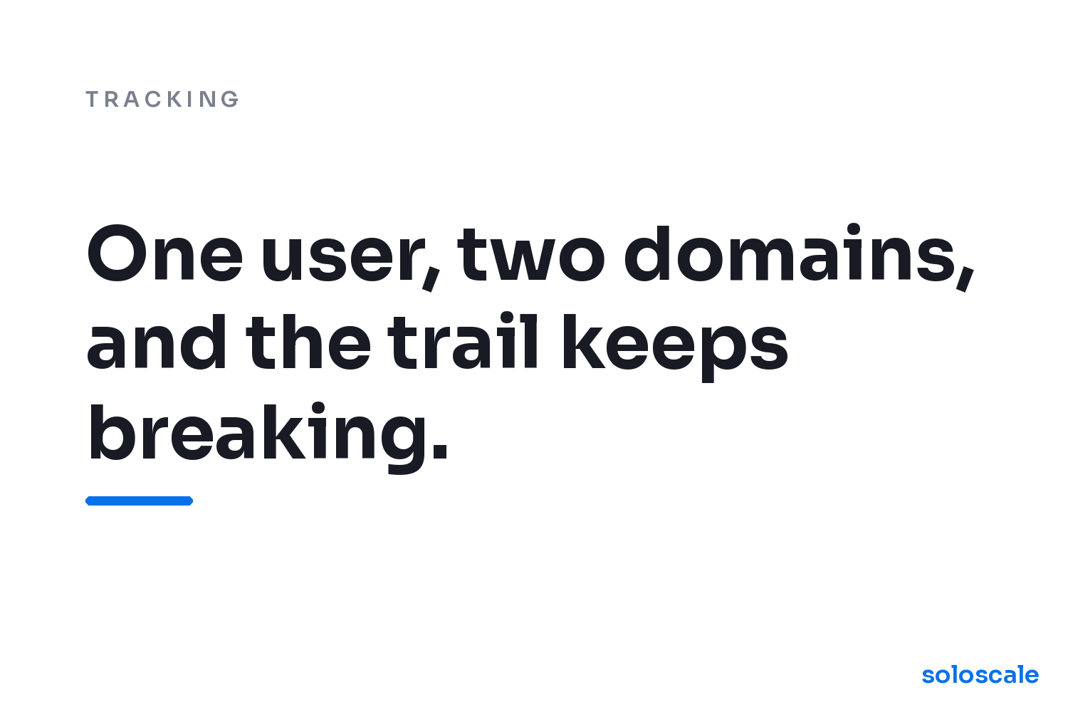 Cross-Domain Tracking illustration